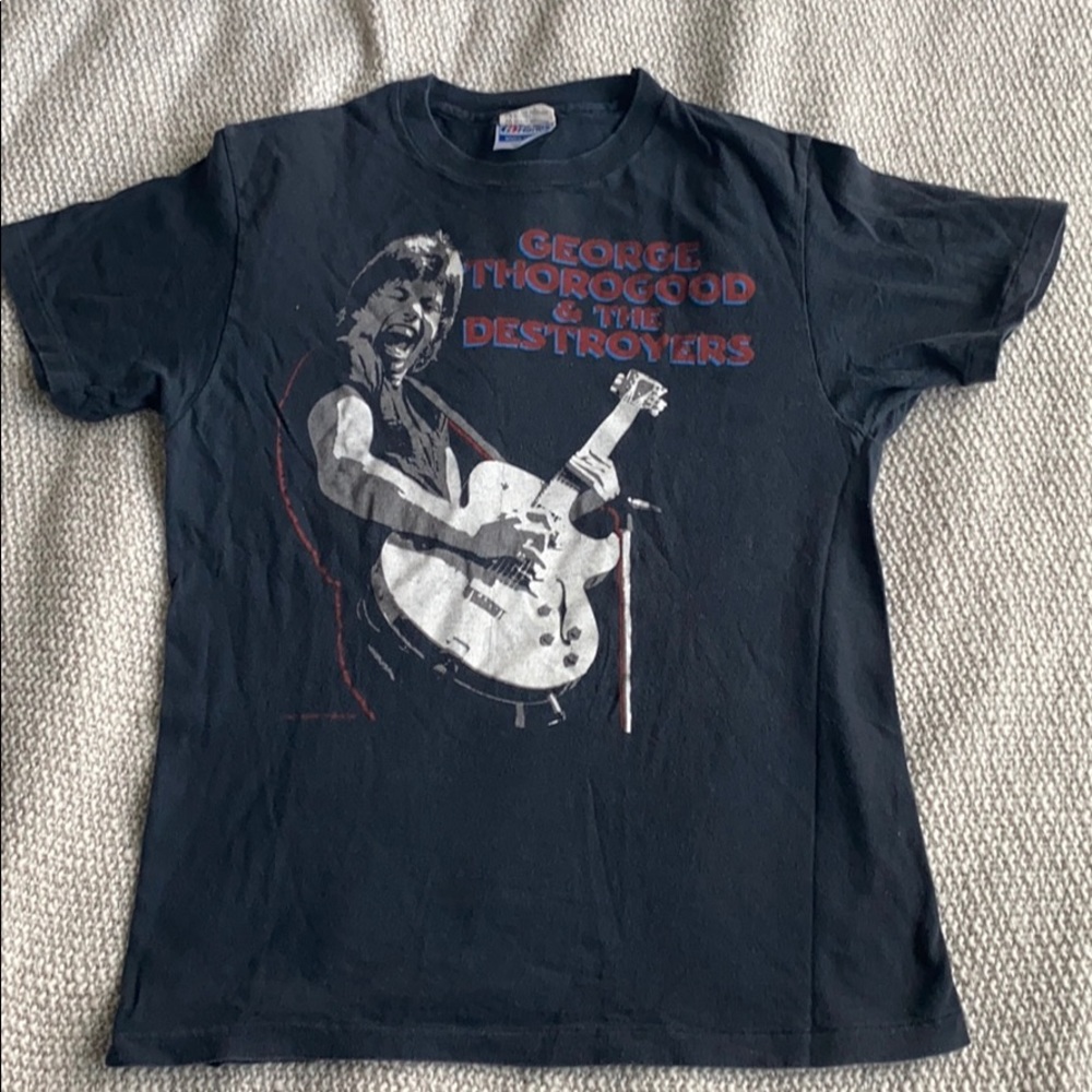 Vintage 1985 George Thorogood tour shirt